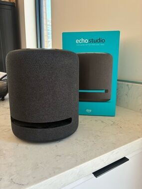 Amazon Echo Studio Smart Speaker - Charcoal Gray